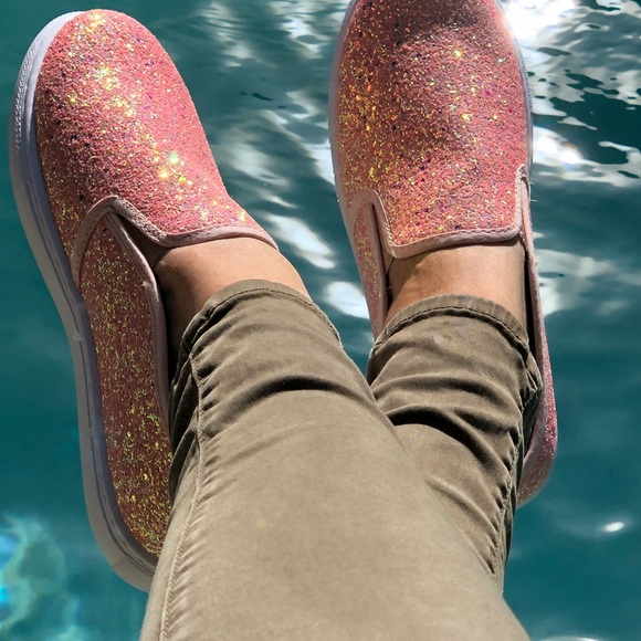 ✨New In Box Colorful Glitter Slip On Sneakers✨ - Picture 3 of 7